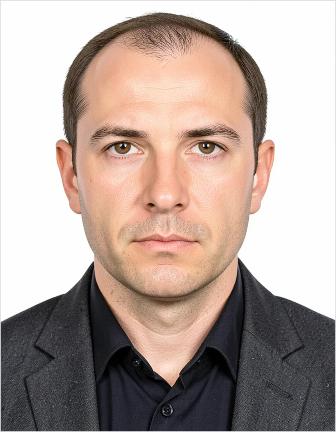 Sample Austria Visa Photo — the cropped portrait as delivered in the file