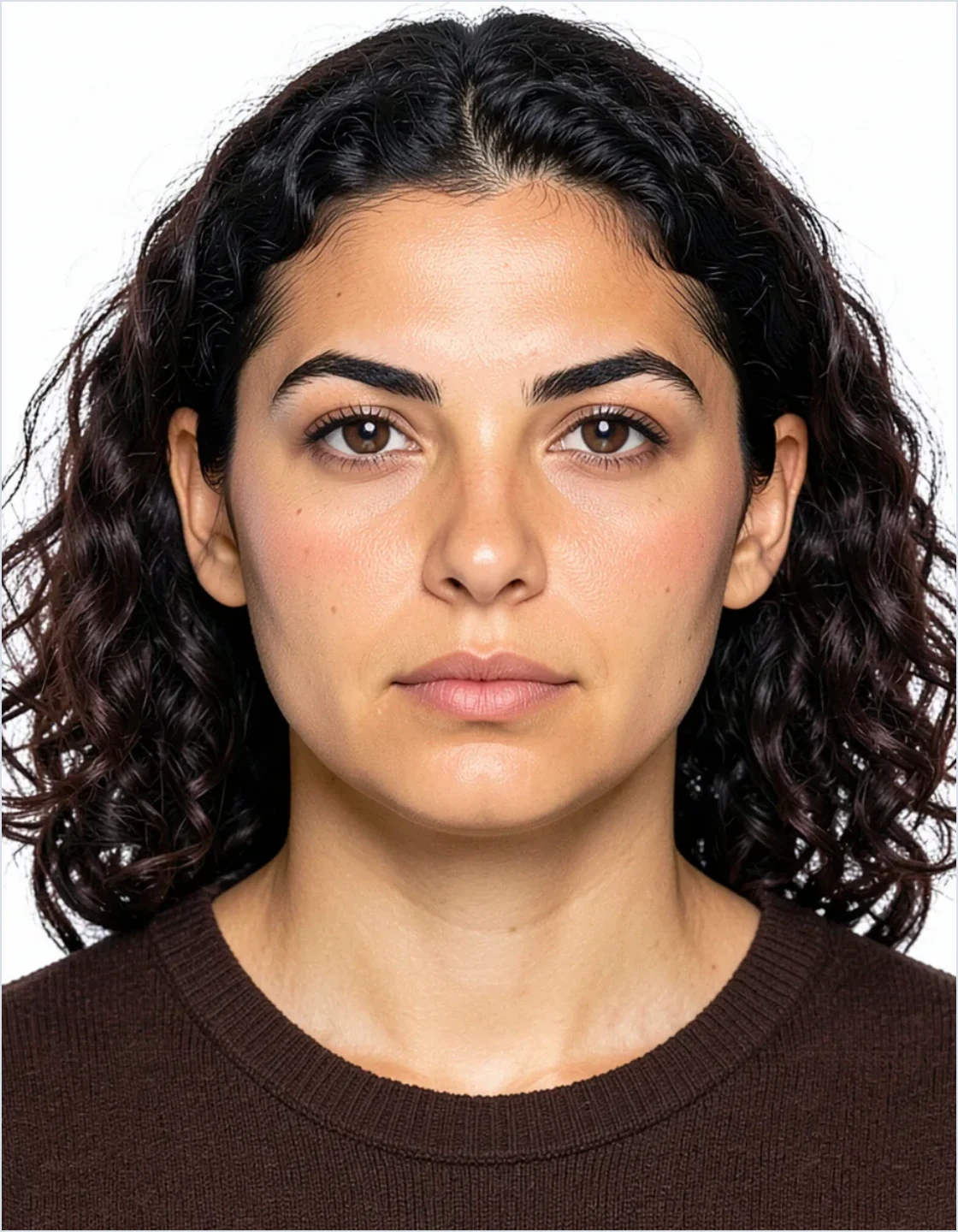 Sample Italy Visa Photo — the cropped portrait as delivered in the file