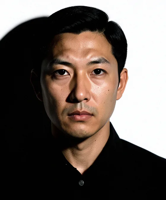 Japonya Vizesi Fotoğrafı — Yanlış vesikalık örneği: sert yan ışık yüzü gölgeye bölüyor