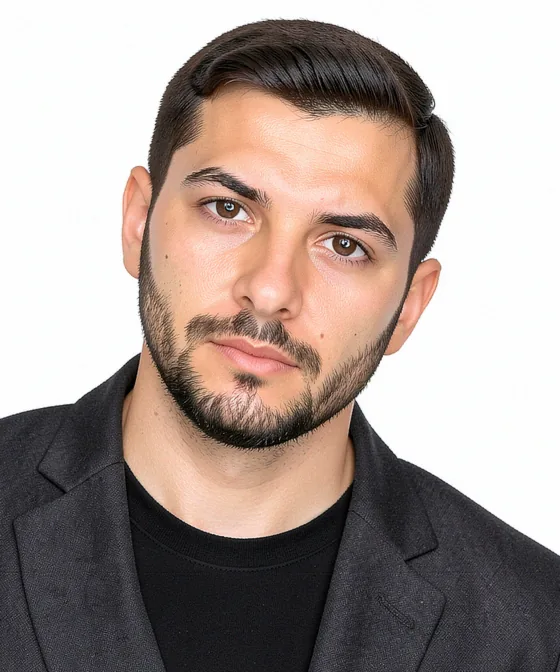 CV Photo — Incorrect corporate portrait: head tilted to one side