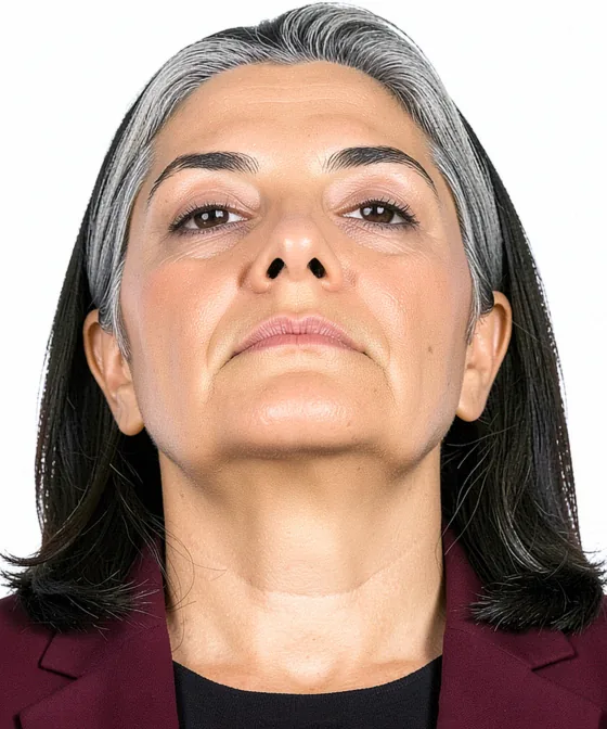 Corporate Headshots — Incorrect corporate portrait: taken from a low angle