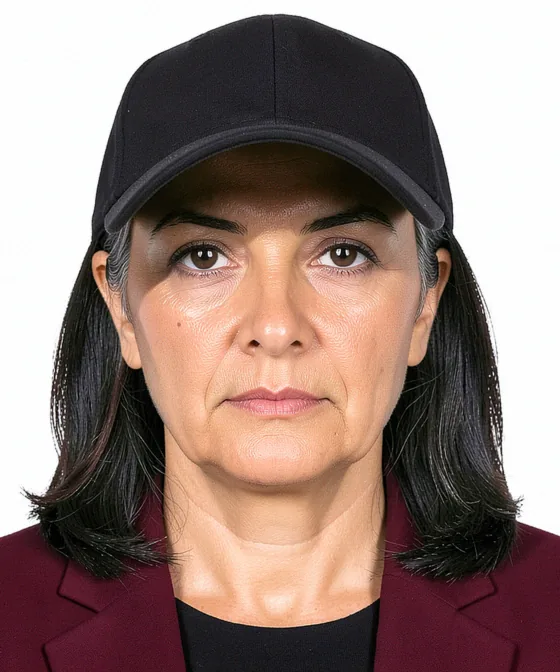 Corporate Headshots — Incorrect corporate portrait: wearing a baseball cap