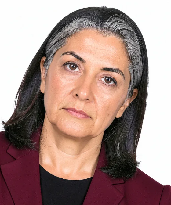 Corporate Headshots — Incorrect corporate portrait: head tilted to one side