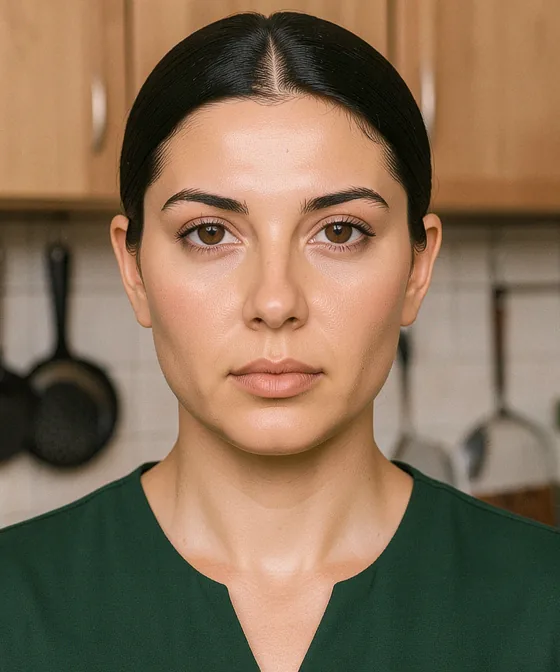 Passport Photo — Incorrect ID photo: taken in a kitchen