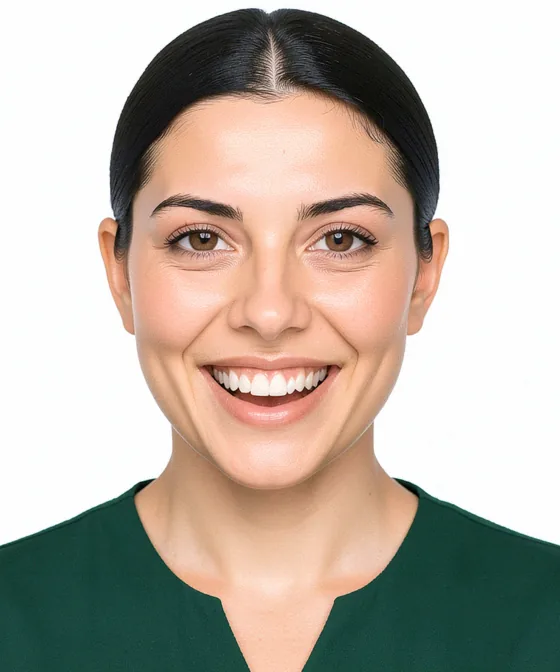 Passport Photo — Incorrect ID photo: smiling