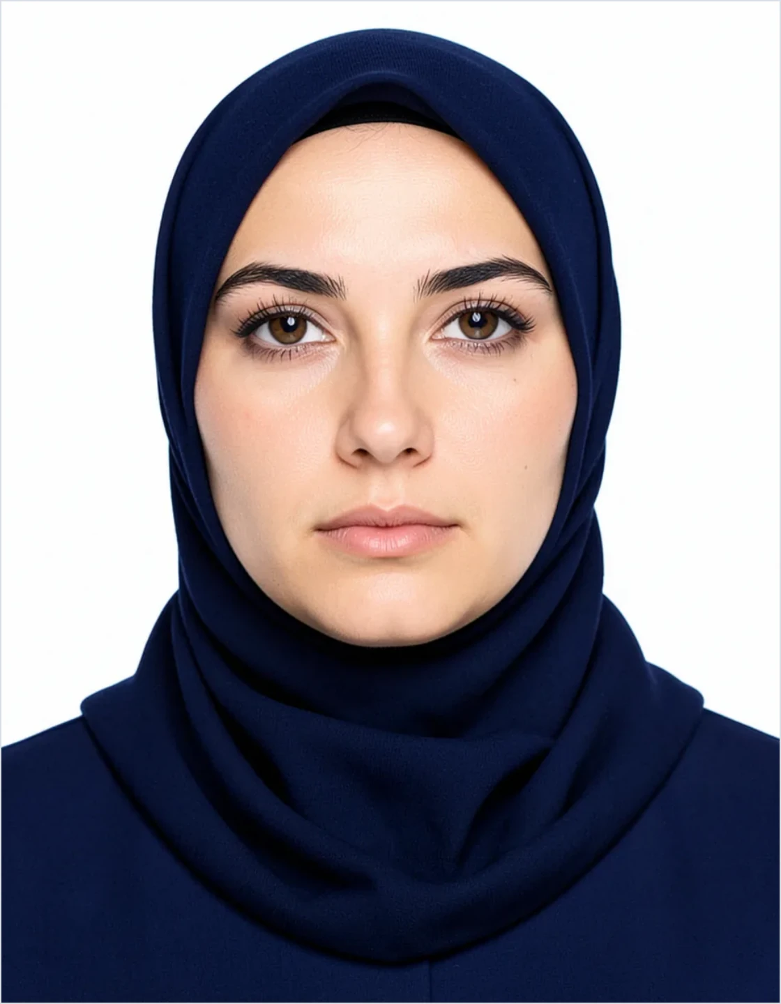 Sample Headscarf in ID Photos — the cropped portrait as delivered in the file