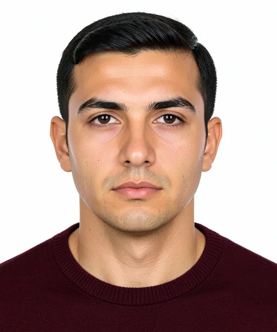 Vesikalık Fotoğraf Kaç Ay Geçerli — Doğru vesikalık örneği: nötr ifade, dik baş, düz beyaz fon