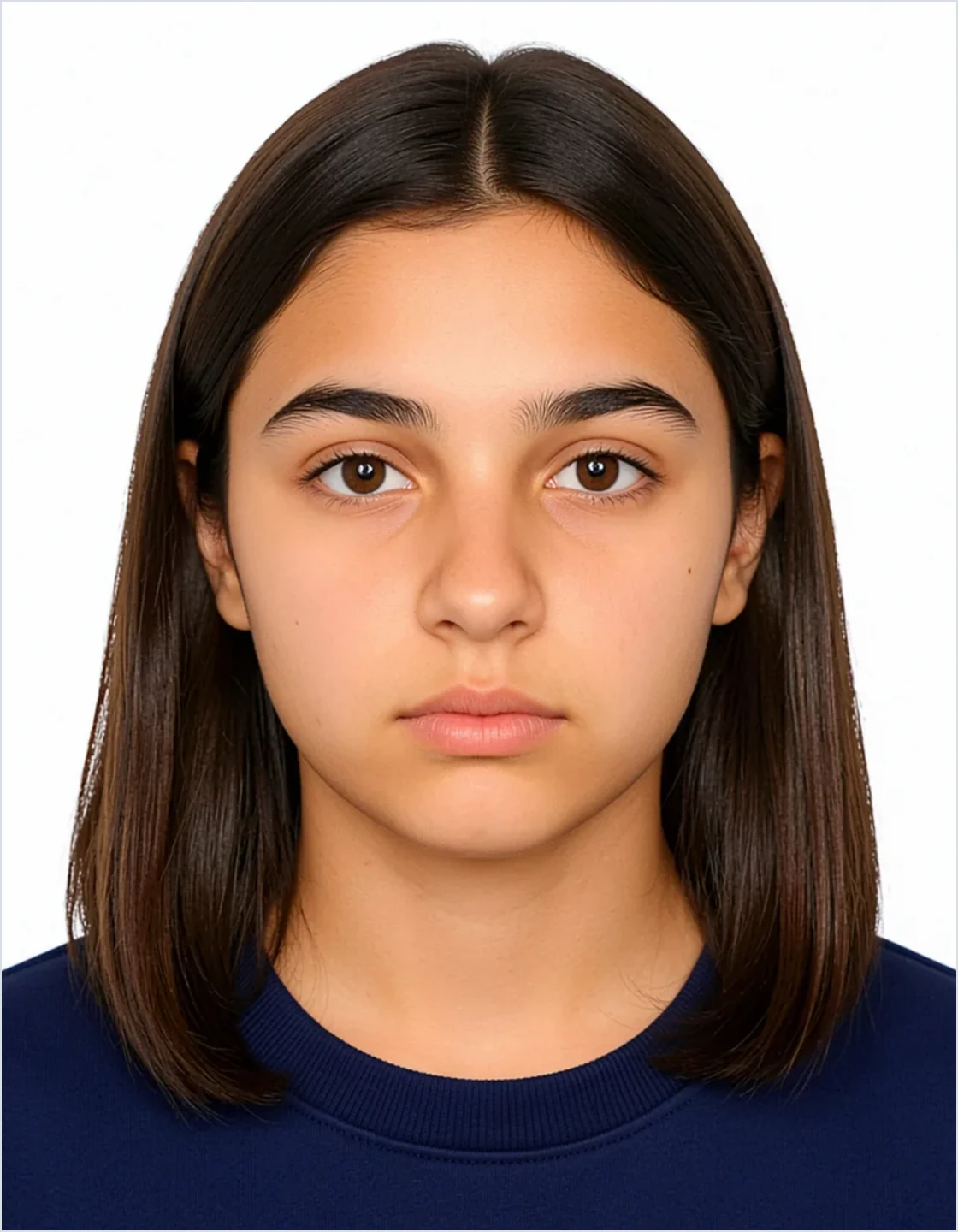 Sample e-Okul and School Registration Photo — the cropped portrait as delivered in the file
