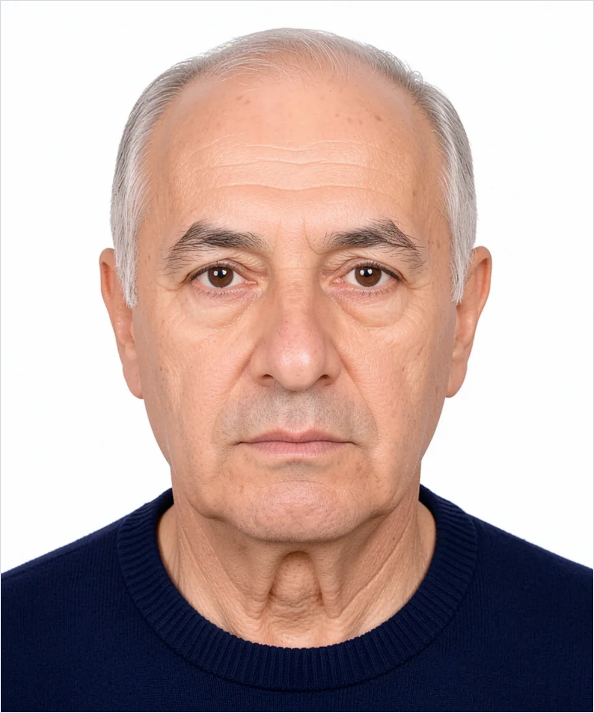 Örnek Vesikalık Fotoğraf Çoğaltma — teslim edilen dosyadaki kırpılmış portre