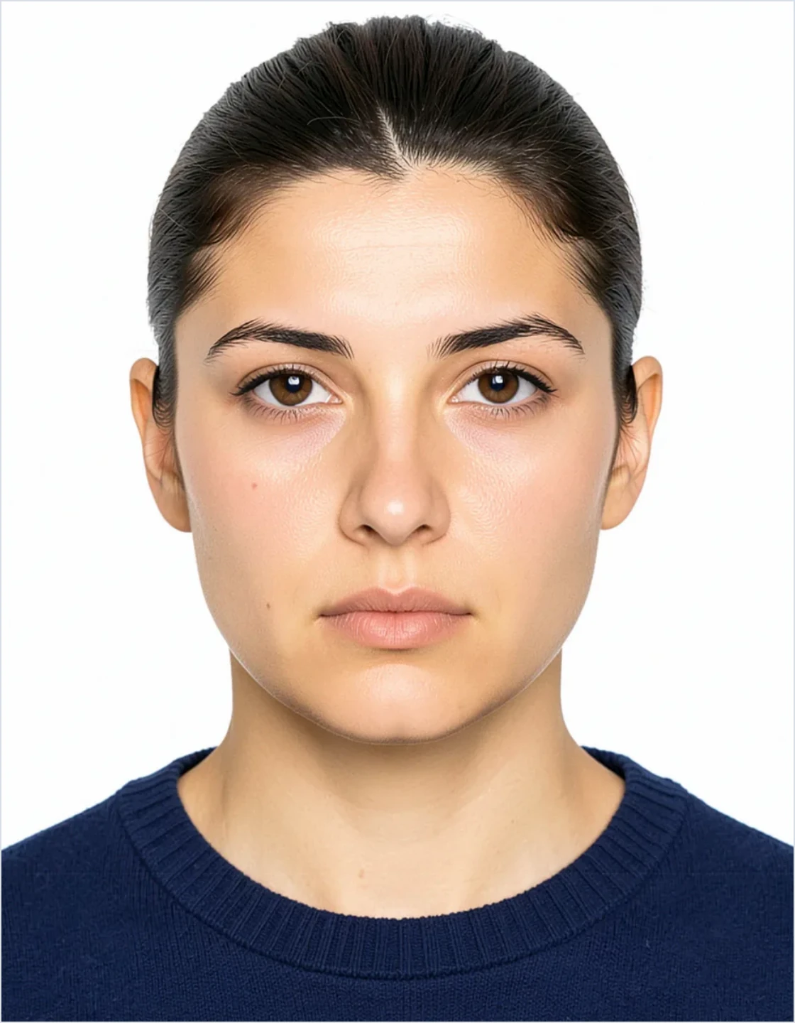 Sample ID photo placed on a 35×45mm Photo document