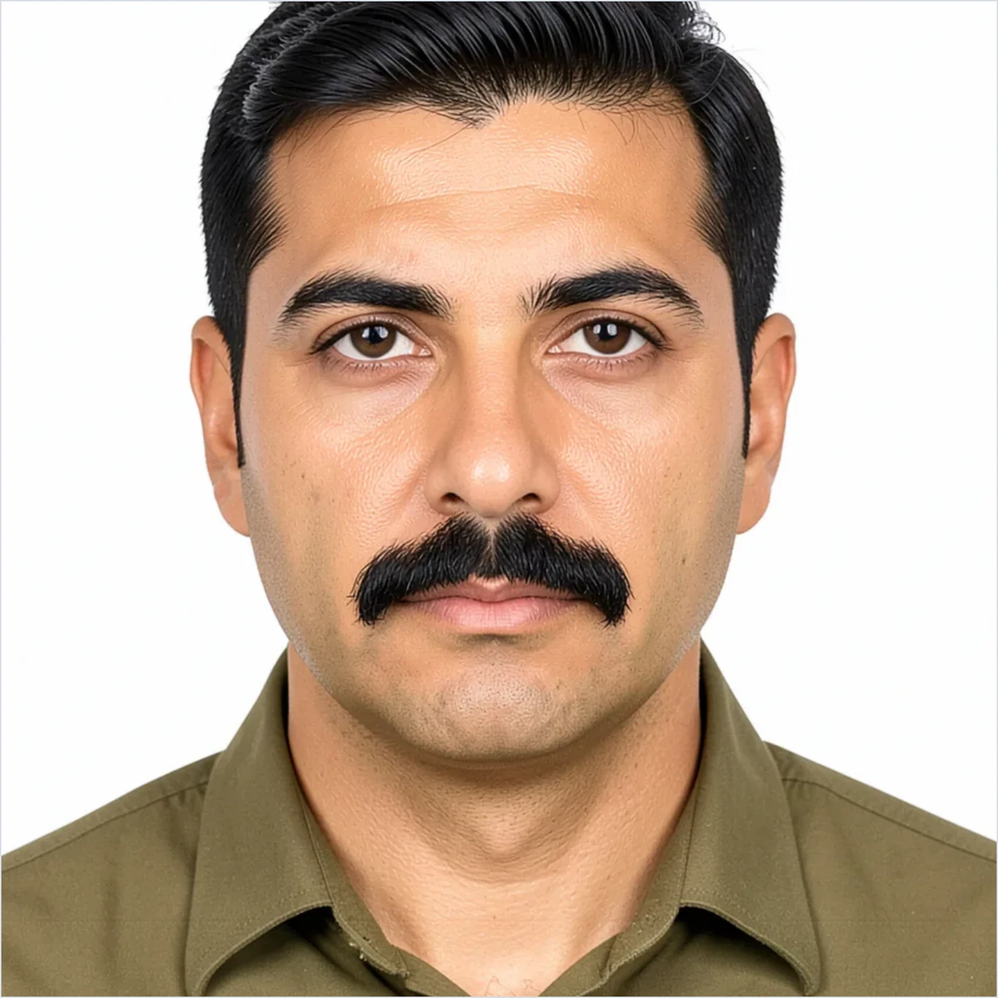 Örnek 40×40 mm Kare Vesikalık — teslim edilen dosyadaki kırpılmış portre