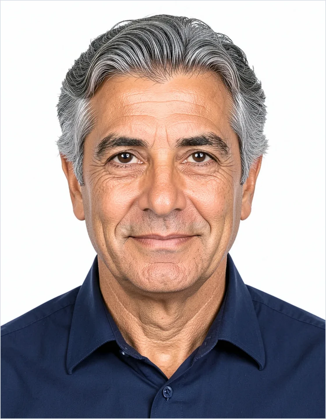 Sample ID photo placed on a Greece Visa Photo document